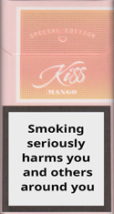 Kiss Super Slims Mango Cigarette Pack