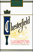 Chesterfield Blue (Lights) Cigarette Pack