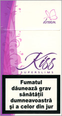 Kiss Super Slims Dream 100's Cigarette Pack