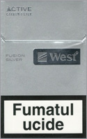 West Fusion Silver Cigarette Pack