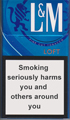 L&M Loft Blue Cigarettes pack