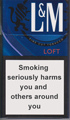 L&M Loft Night Blue Cigarettes pack