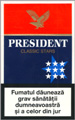 President Classic Stars Cigarettes pack