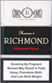 Richmond Platinum Filter Cigarettes pack
